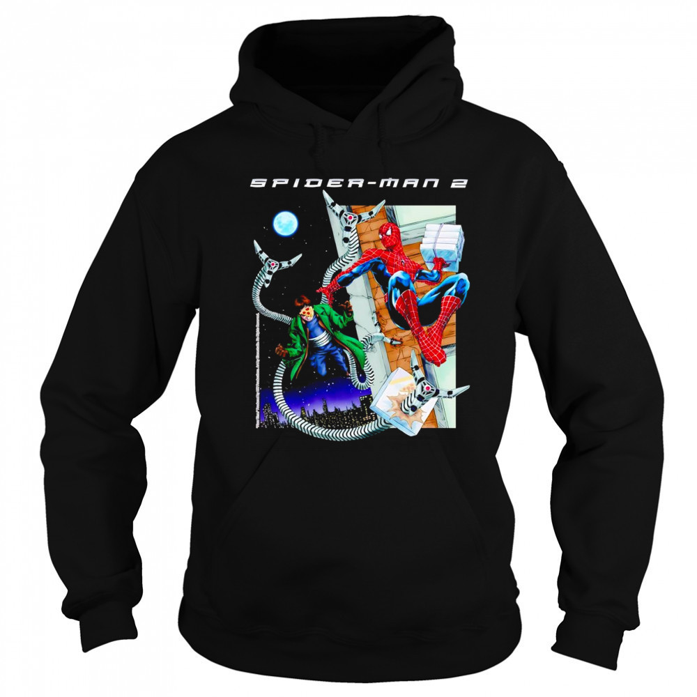 Spider-man 2 vs Dr Octopus pizza time shirt Sweatshirt