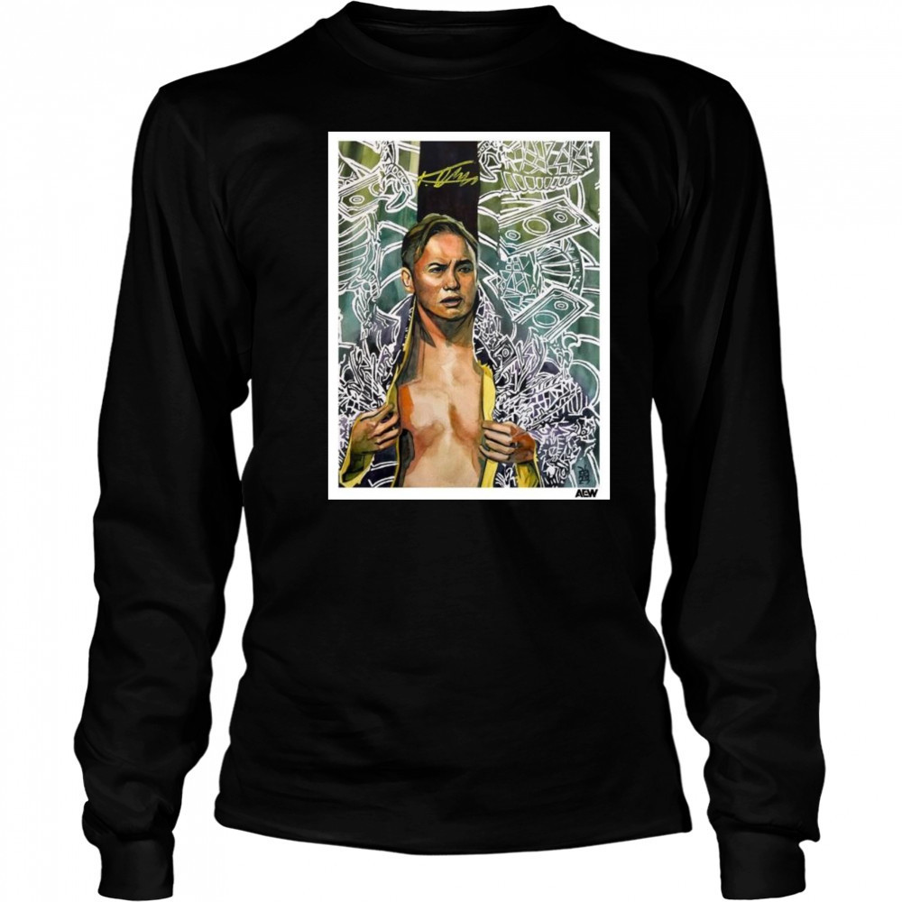 The Art of Rob Schamberger – Kazuchika Okada AEW Signature t-shirt Long Sleeved