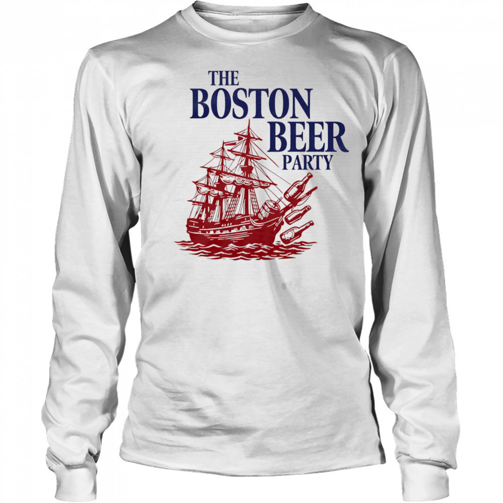 The Boston Beer Party ship shirt Long Sleeved
