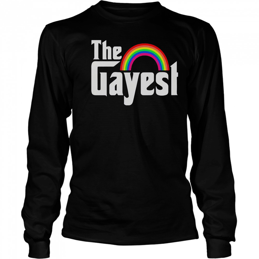 The Gayest Rainbow LGBT T-Shirt Long Sleeved