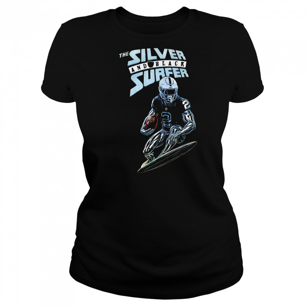 The silver and black surfer shirt Women's T-shirt