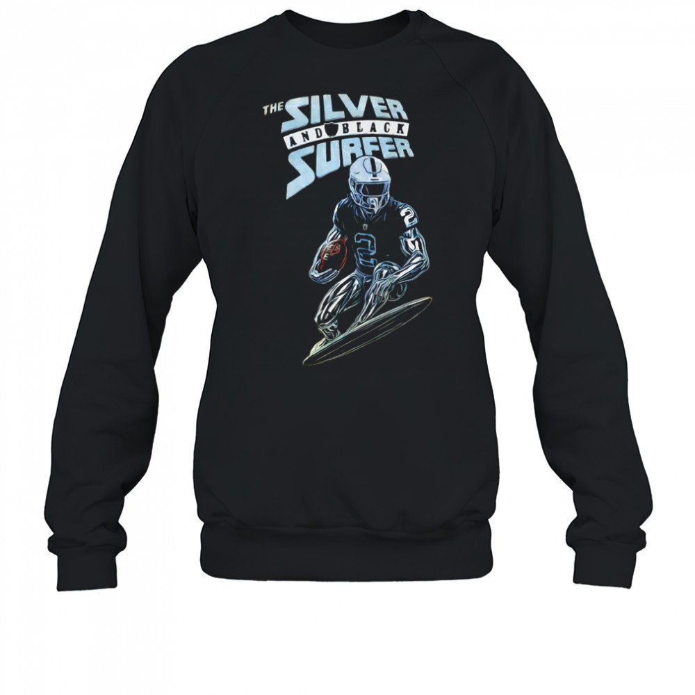The silver and black surfer shirt Sweatshirt