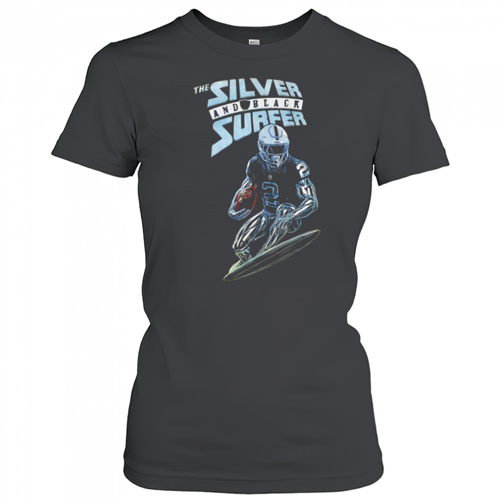 The silver and black surfer shirt Women's T-shirt