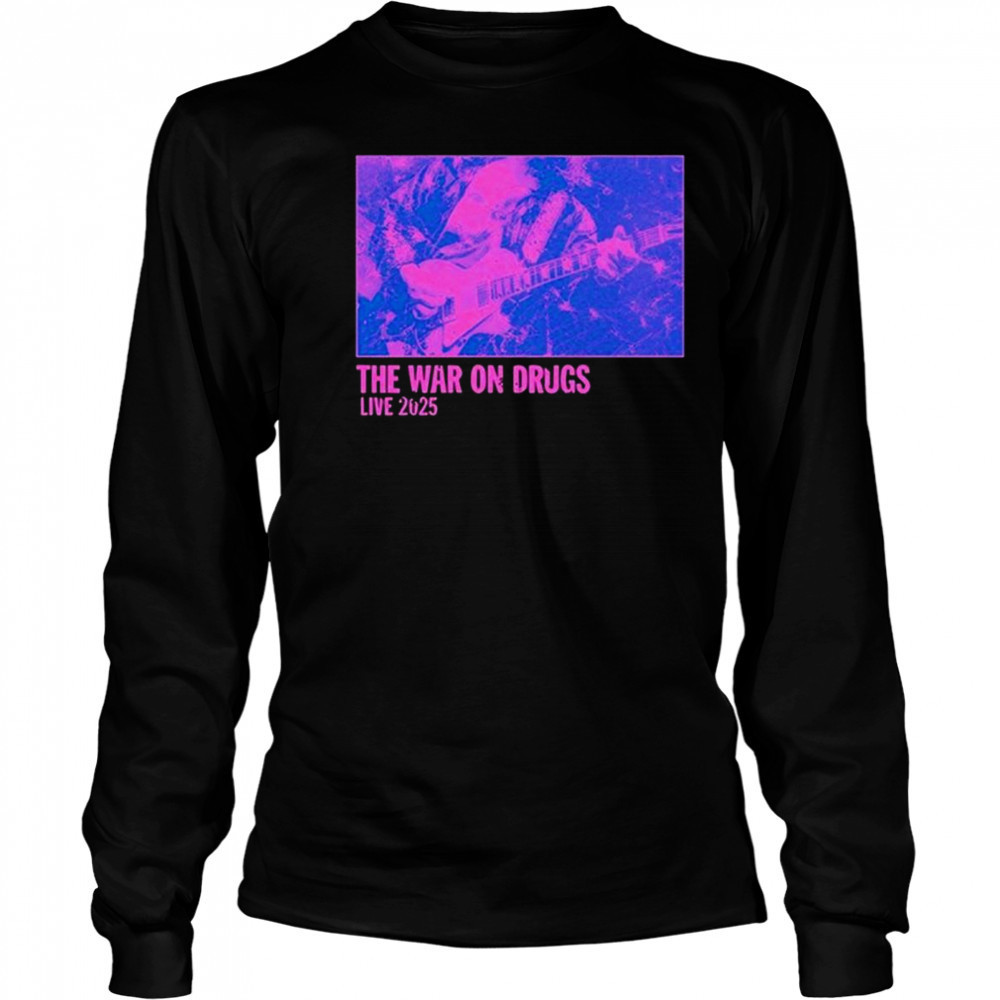 The War on Drugs Live 2025 t-shirt Long Sleeved
