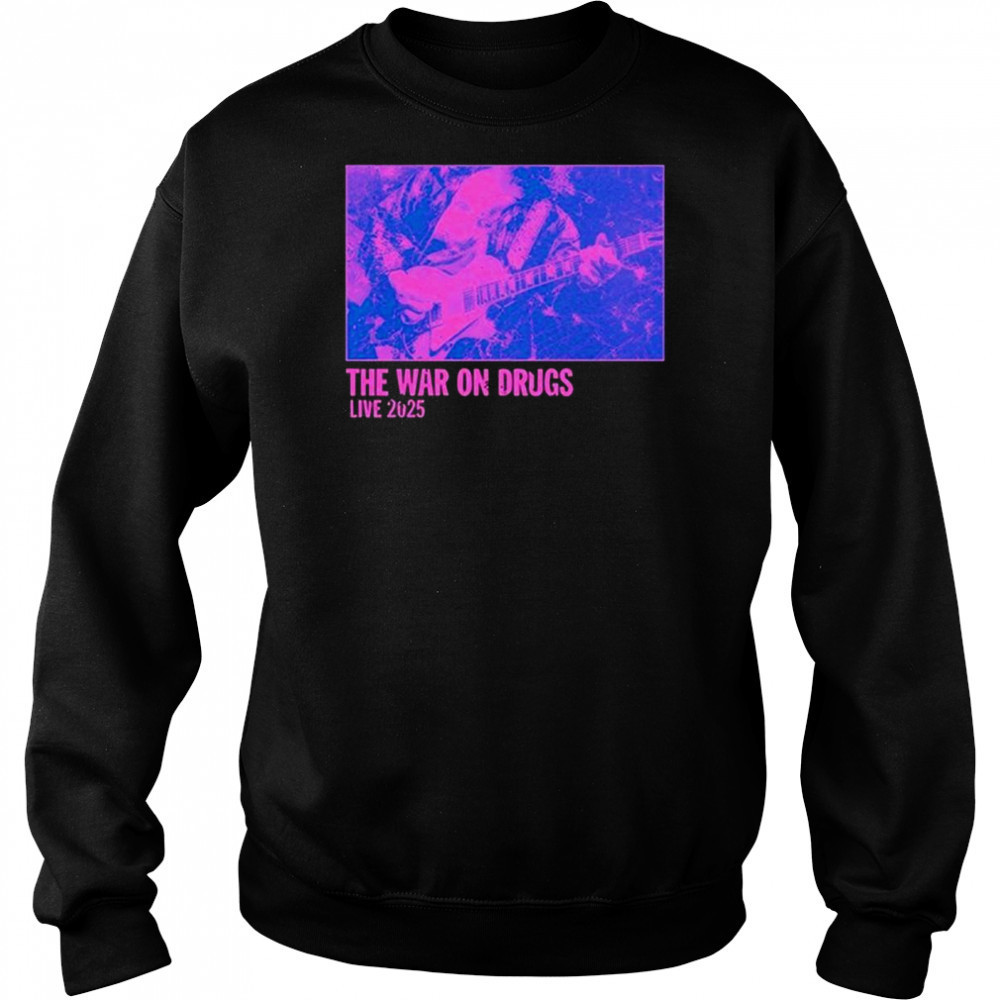 The War on Drugs Live 2025 t-shirt Hoodie