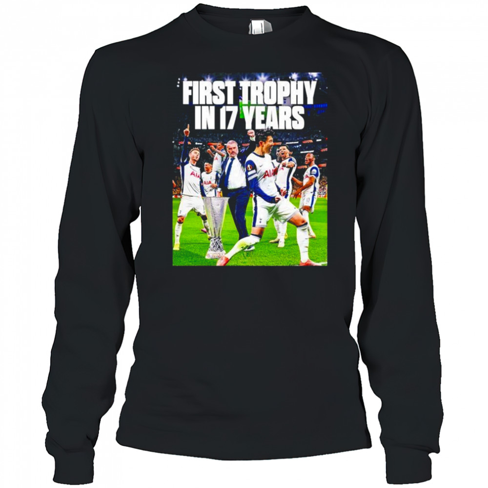 Tottenham Hotspur Clinches 2025 UEFA Europa League Their First Major Silverware Since 2008 shirt Long Sleeved