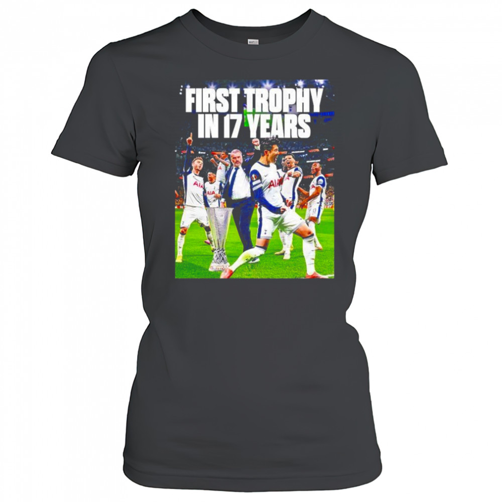 Tottenham Hotspur Clinches 2025 UEFA Europa League Their First Major Silverware Since 2008 shirt Women's T-shirt