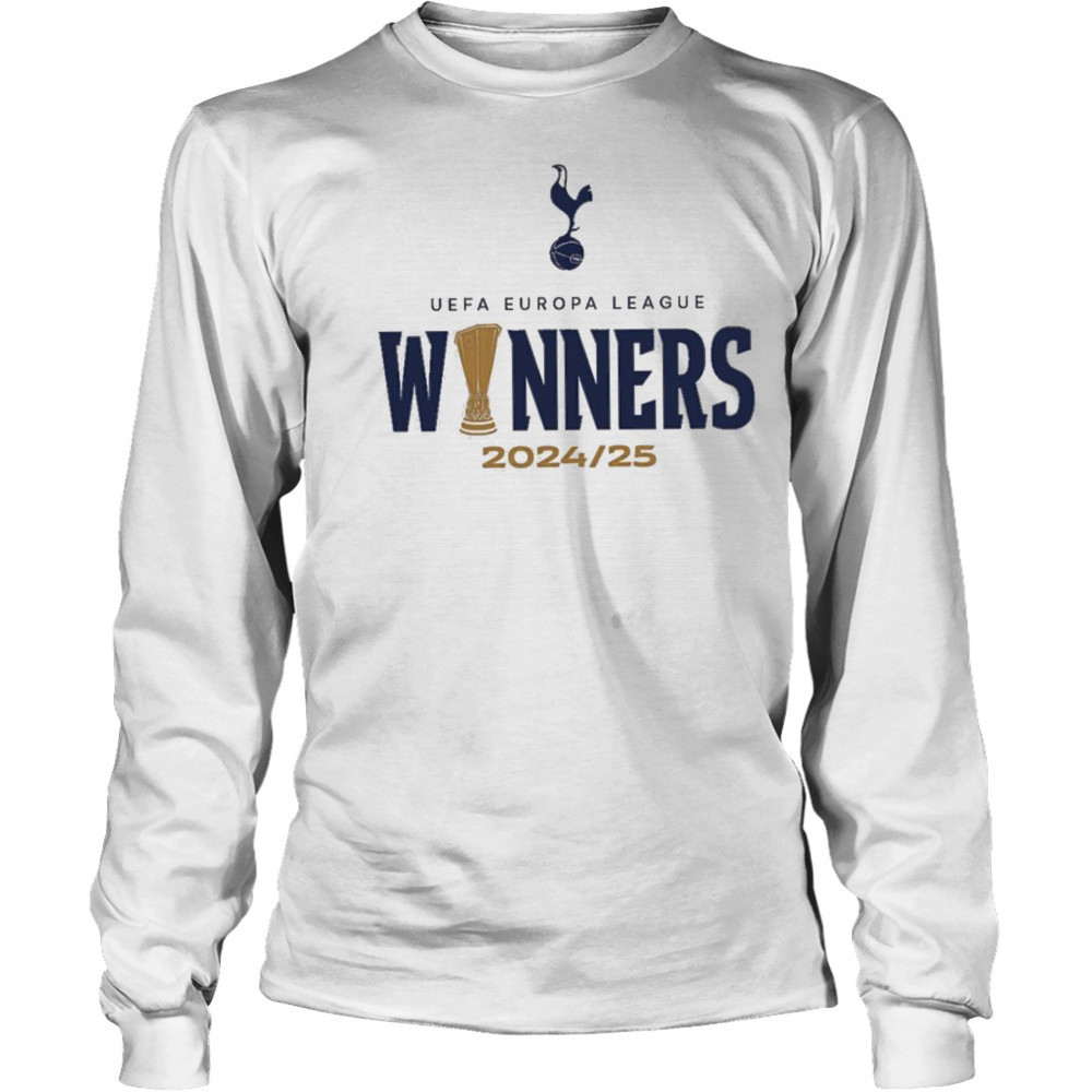 Tottenham Hotspur Europa League 2025 Winners shirt Long Sleeved