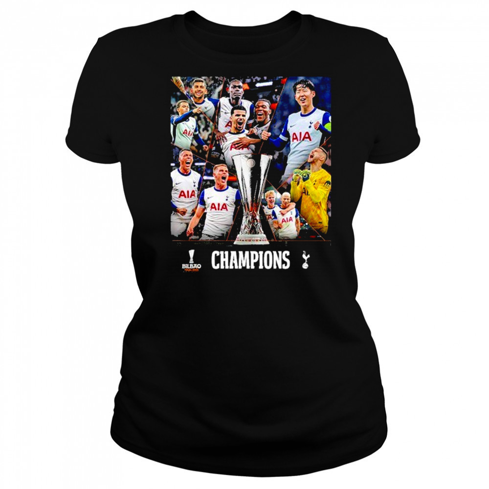 Tottenham Hotspur Is The UEFA Europa League Champions 2025 Their First Major Trophy In 17 Years shirt Women's T-shirt