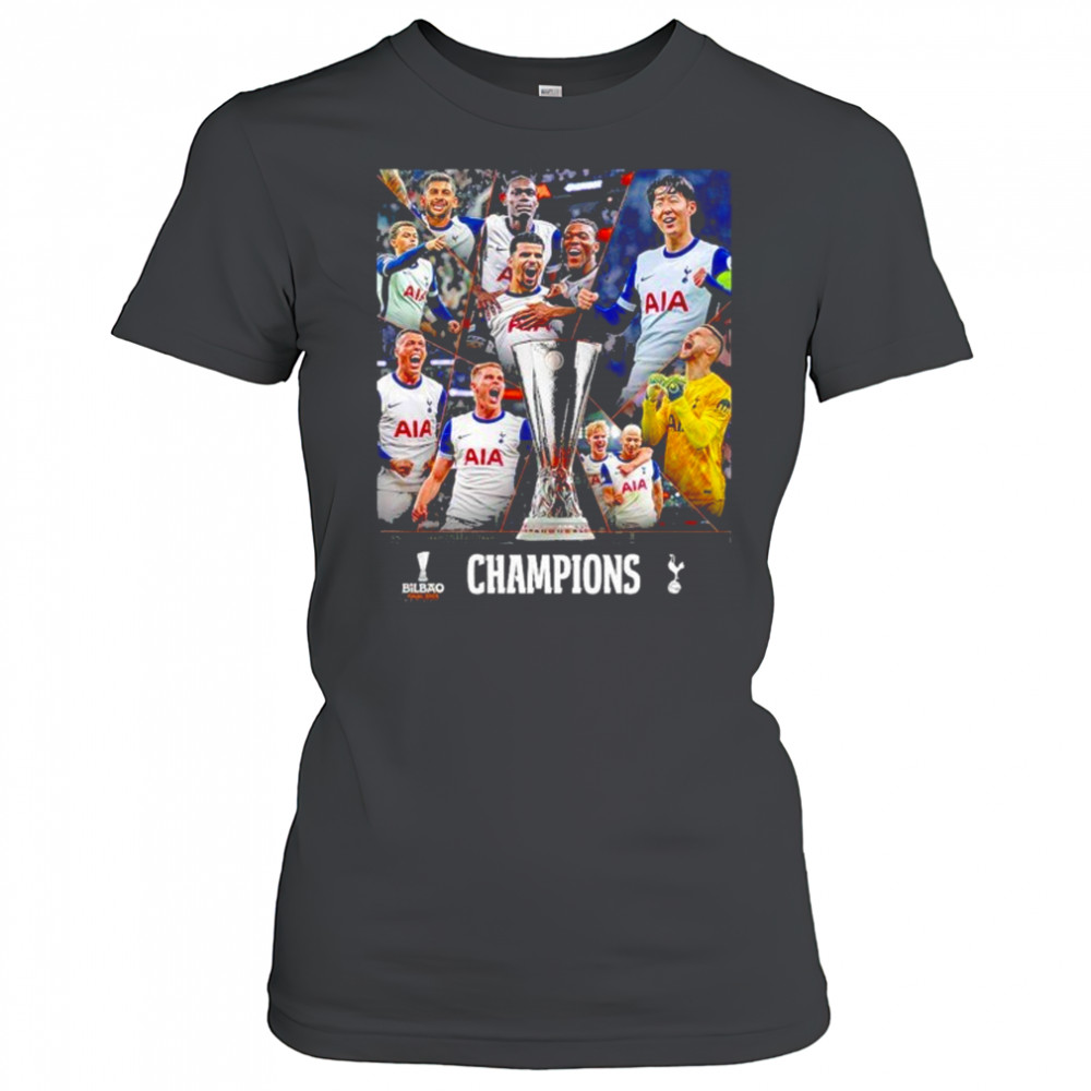 Tottenham Hotspur Is The UEFA Europa League Champions 2025 Their First Major Trophy In 17 Years shirt Women's T-shirt