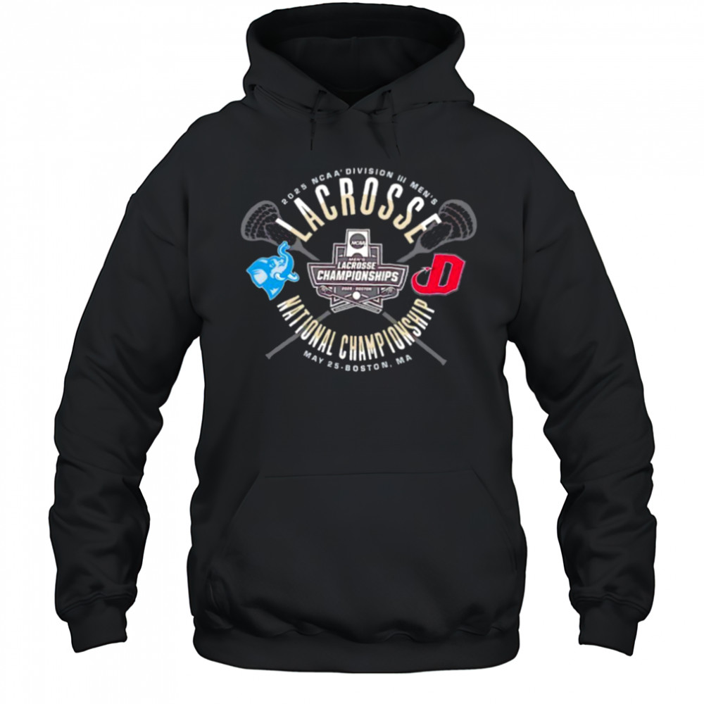 Tufts Jumbos Dickinson Red Devils NCAA Division III Men’s Lacrosse National Championship 2025 shirt Hoodie