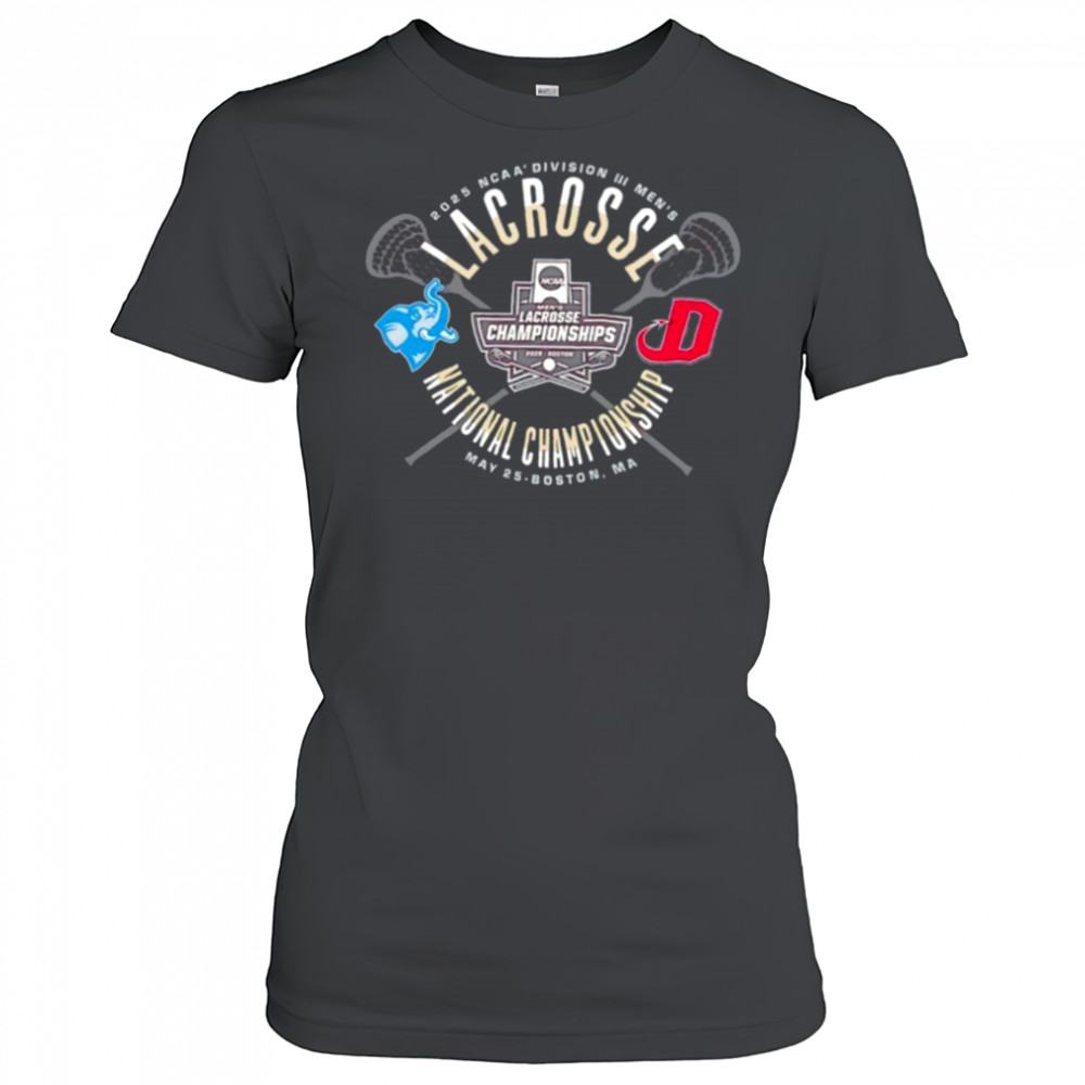 Tufts Jumbos Dickinson Red Devils NCAA Division III Men’s Lacrosse National Championship 2025 shirt Women's T-shirt