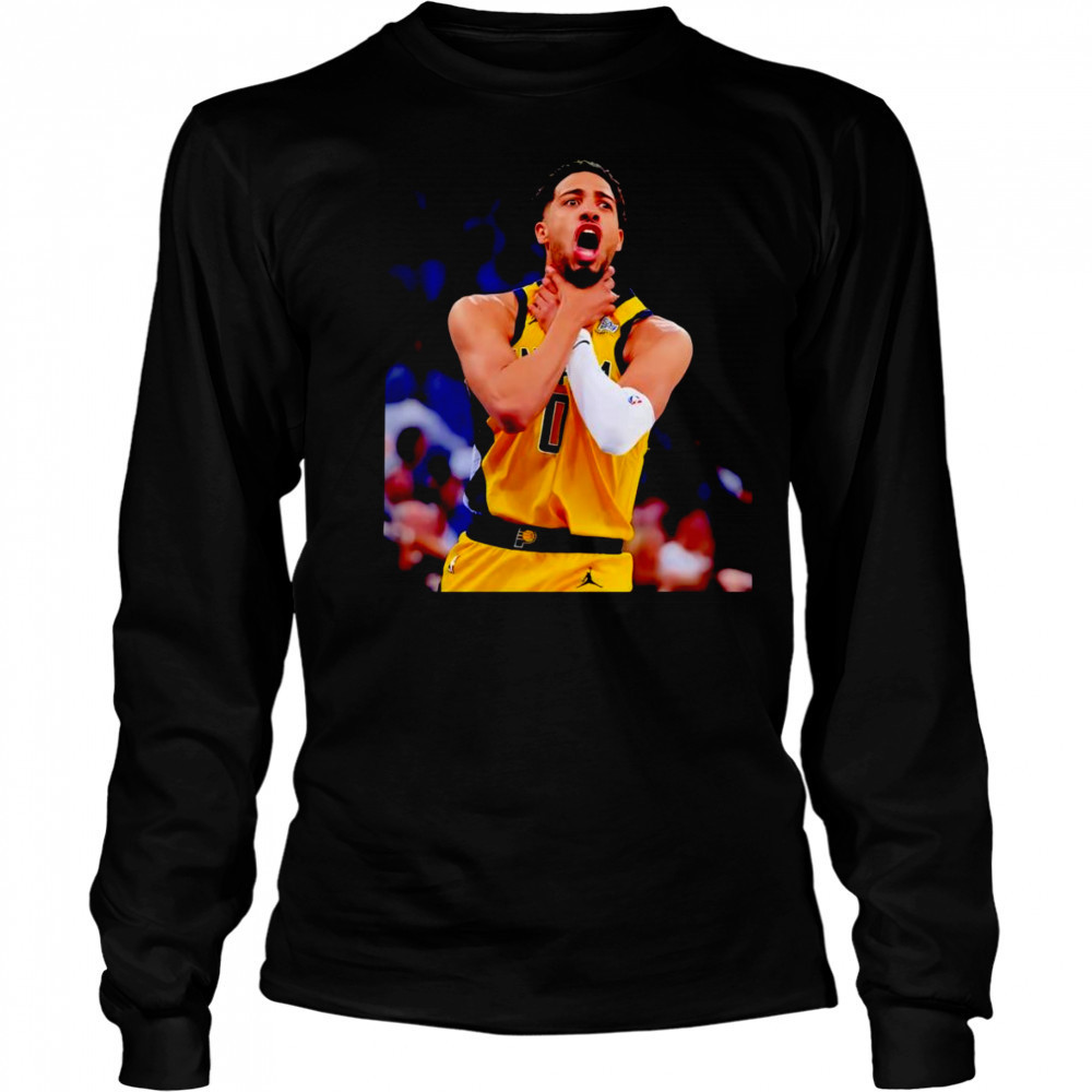 Tyrese Haliburton choke shirt Long Sleeved