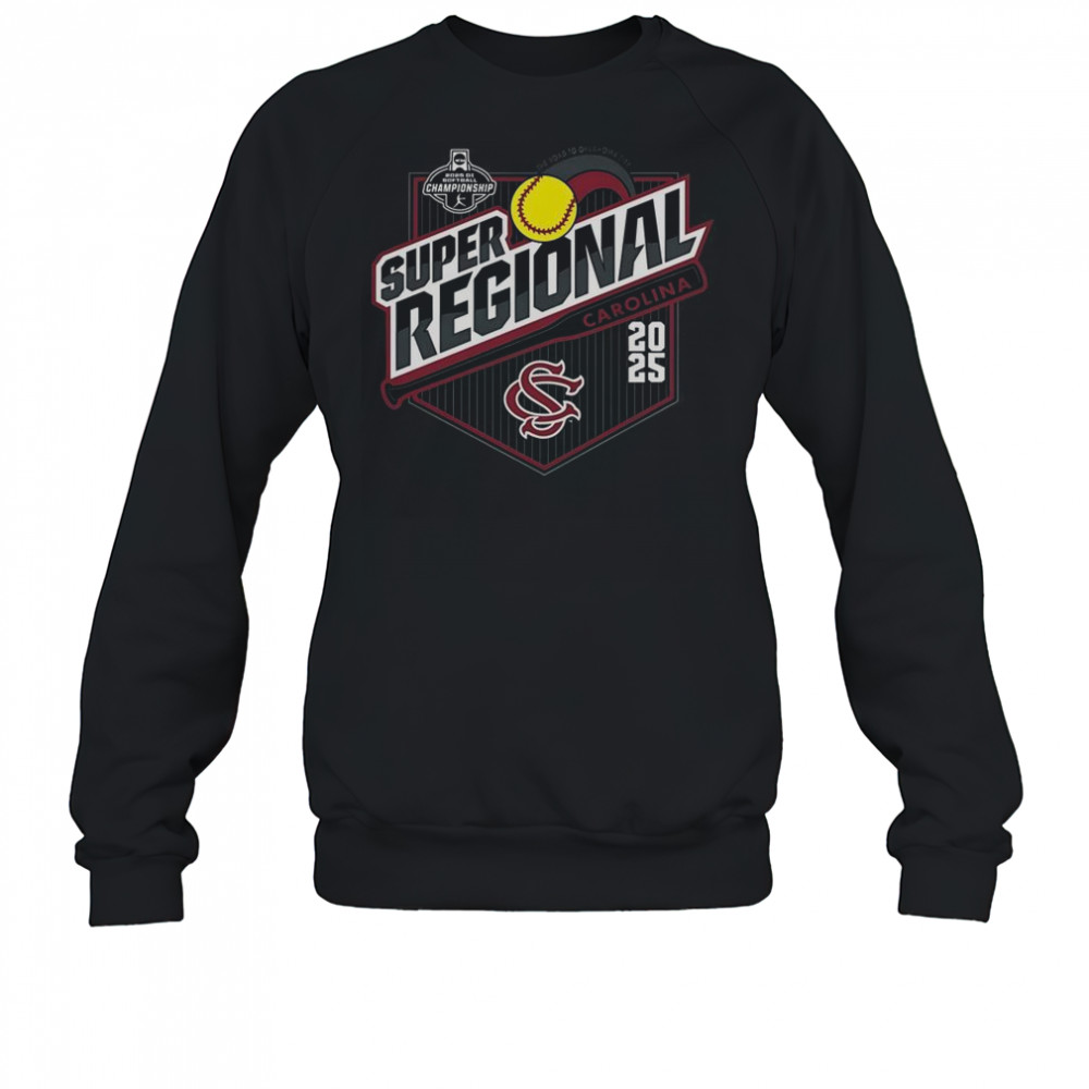 University Of South Carolina Softball 2025 Super Regionals T-Shirt Sweatshirt