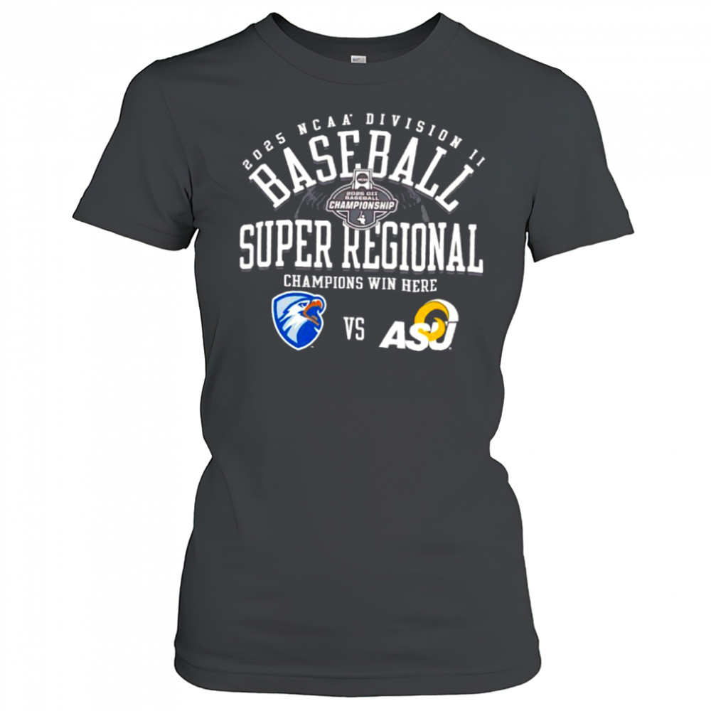 UT Tyler Partners vs Angelo State Rams NCAA Division II Baseball Super Regional Champion Win Here 2025 shirt Women's T-shirt