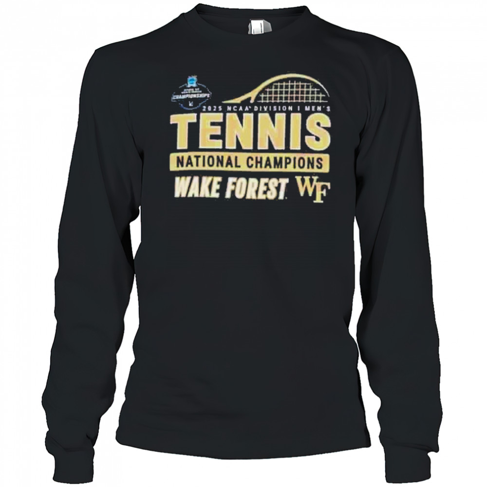 Wake Forest Demon Deacons 2025 NCAA Men’s Tennis National Champions shirt Long Sleeved