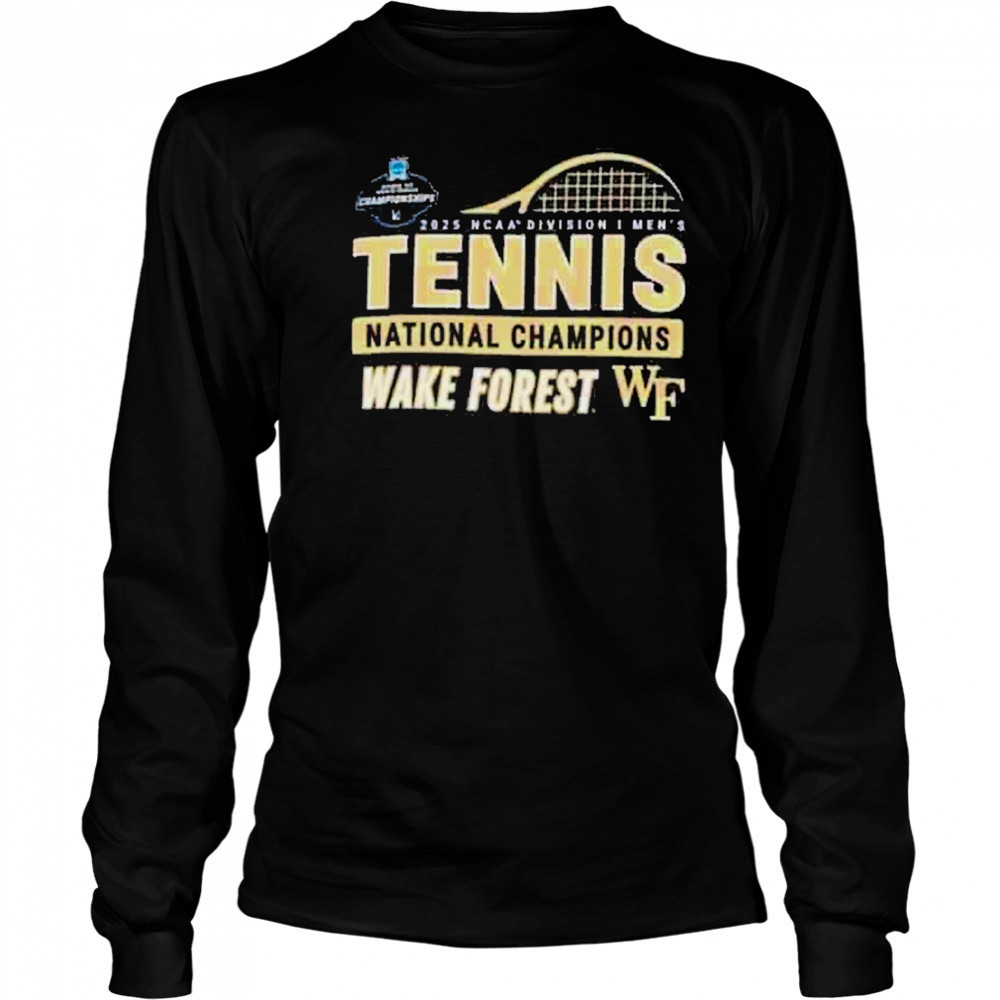 Wake Forest Demon Deacons 2025 NCAA Men’s Tennis National Champions shirt Long Sleeved