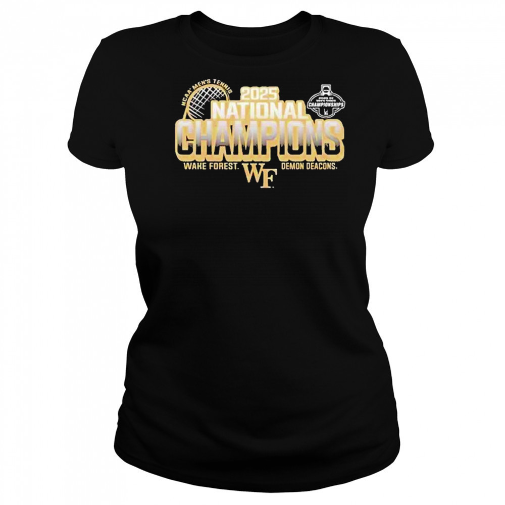Wake Forest Demon Deacons NCAA Division I Men’s Tennis 2025 National Champions shirt Women's T-shirt