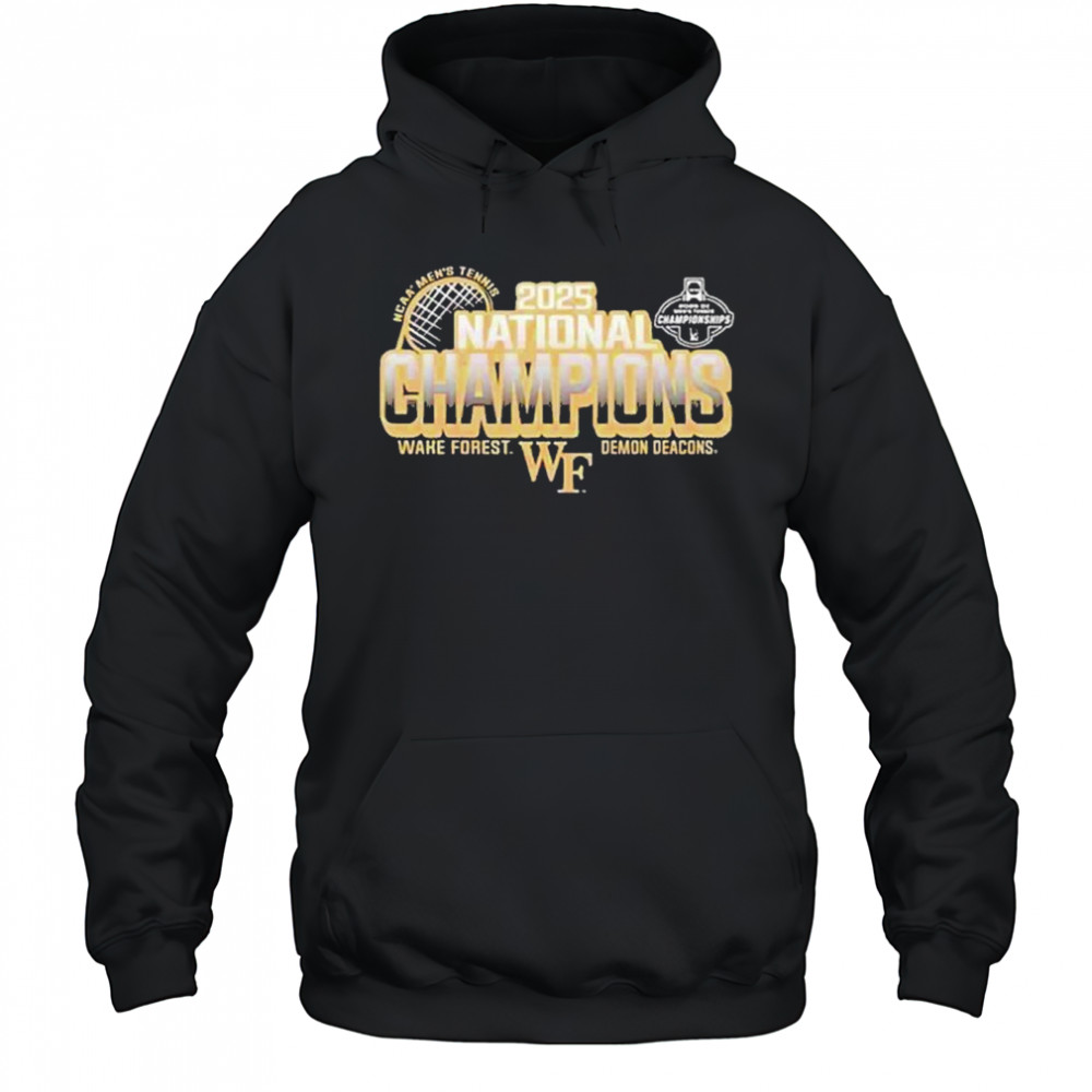 Wake Forest Demon Deacons NCAA Division I Men’s Tennis 2025 National Champions shirt Hoodie