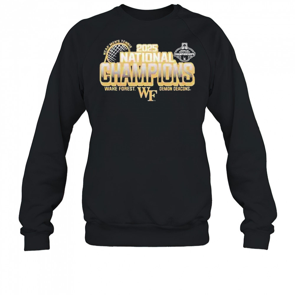 Wake Forest Demon Deacons NCAA Division I Men’s Tennis 2025 National Champions shirt Sweatshirt
