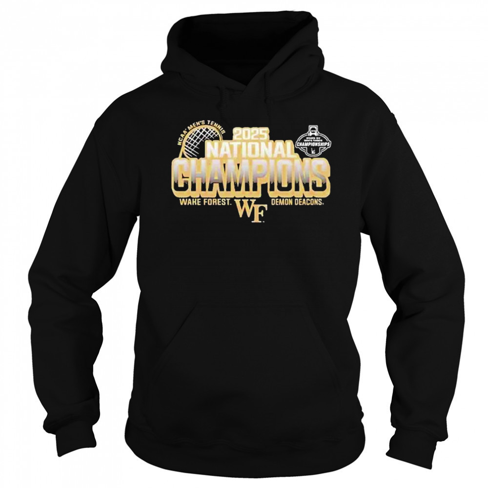 Wake Forest Demon Deacons NCAA Division I Men’s Tennis 2025 National Champions shirt Sweatshirt