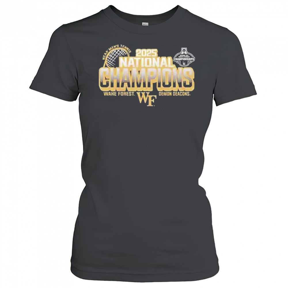 Wake Forest Demon Deacons NCAA Division I Men’s Tennis 2025 National Champions shirt Women's T-shirt