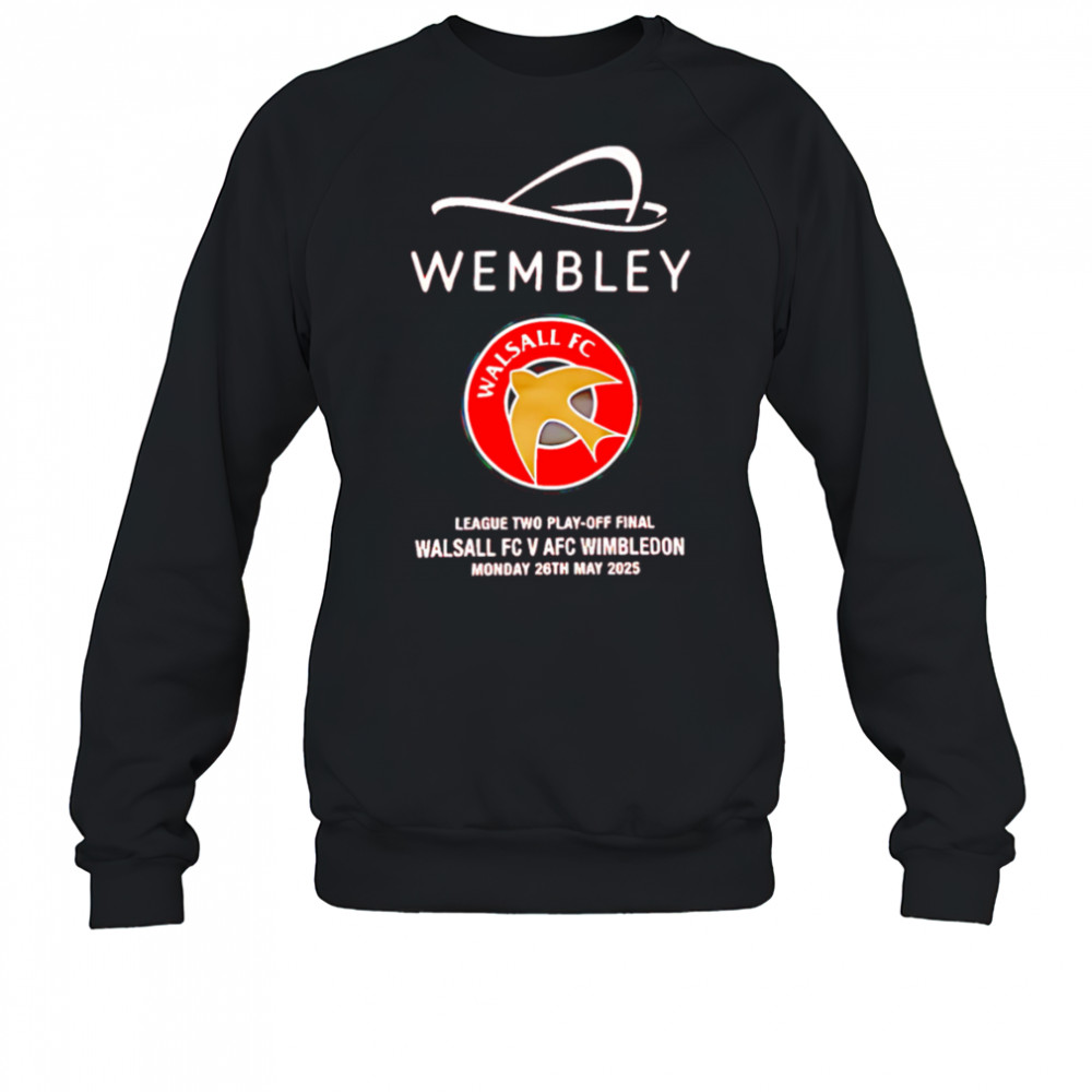 Wembley Walsall football club shirt Sweatshirt