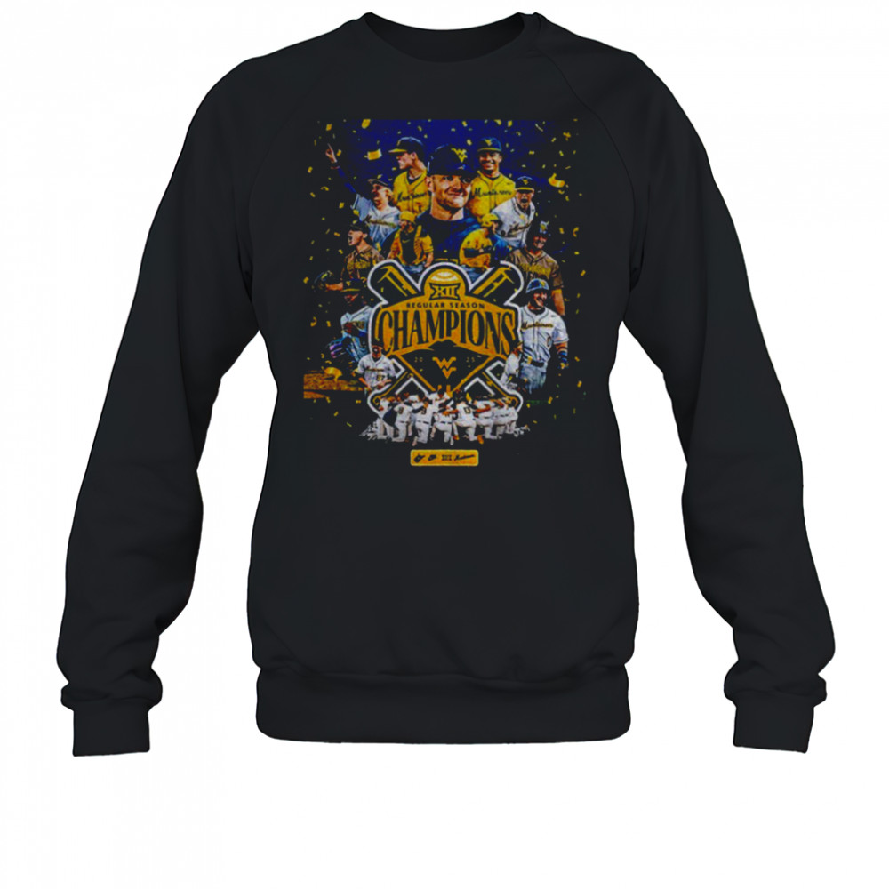 West virginia Mountaineers Baseball Regular Season Champions 2025 Baseball shirt Sweatshirt