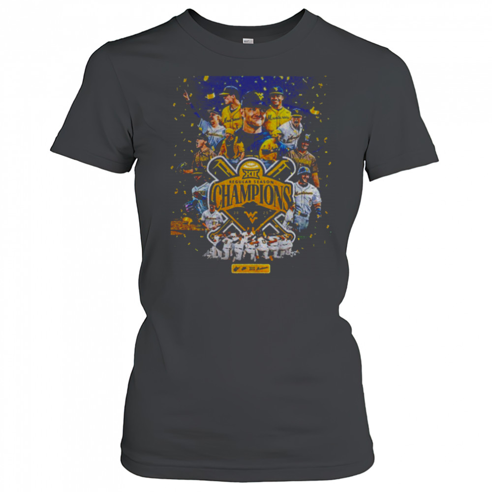 West virginia Mountaineers Baseball Regular Season Champions 2025 Baseball shirt Women's T-shirt