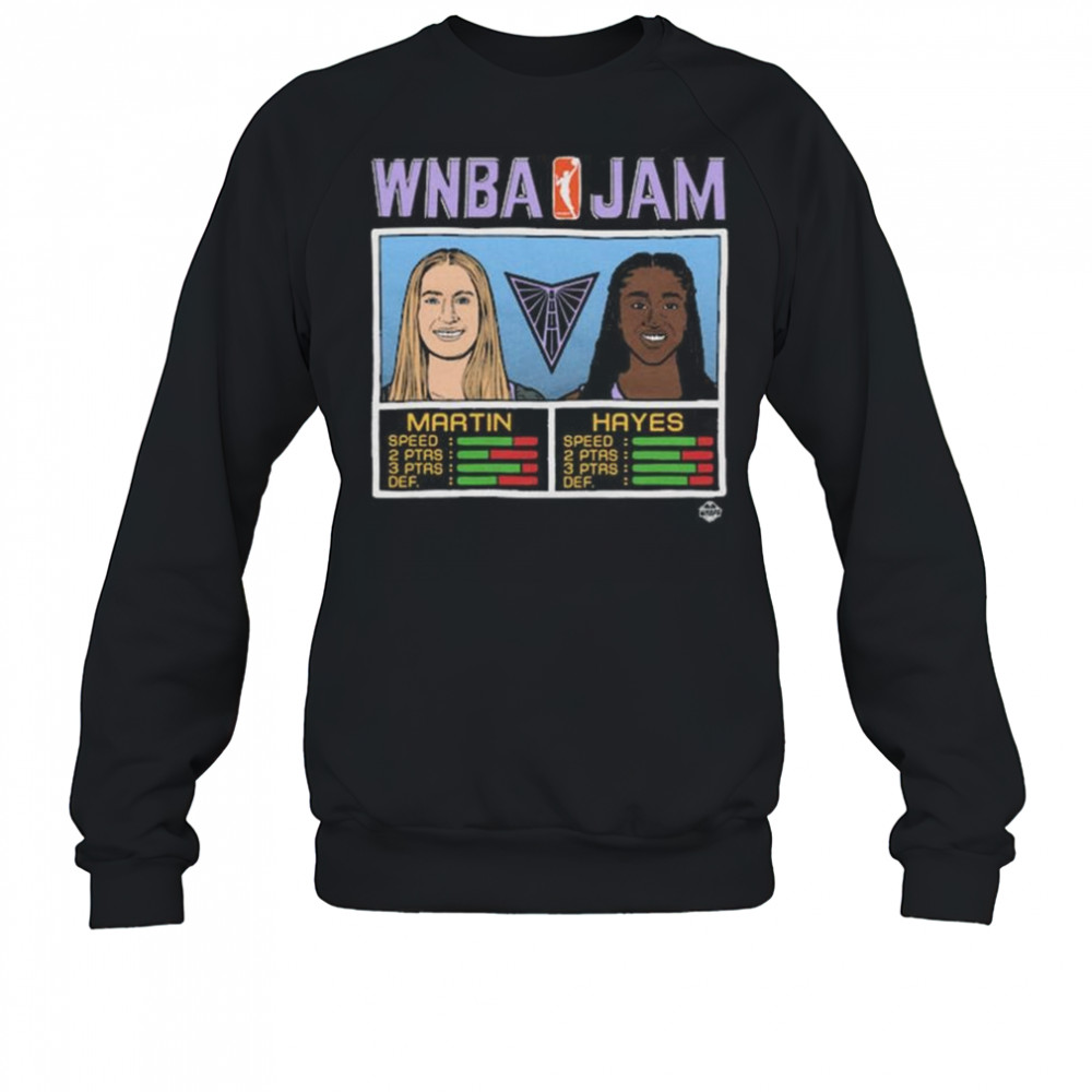 WNBA Jam Valkyries Martin And Hayes Shirt Sweatshirt