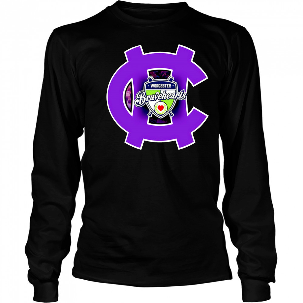 Worcester Bravehearts logo shirt Long Sleeved