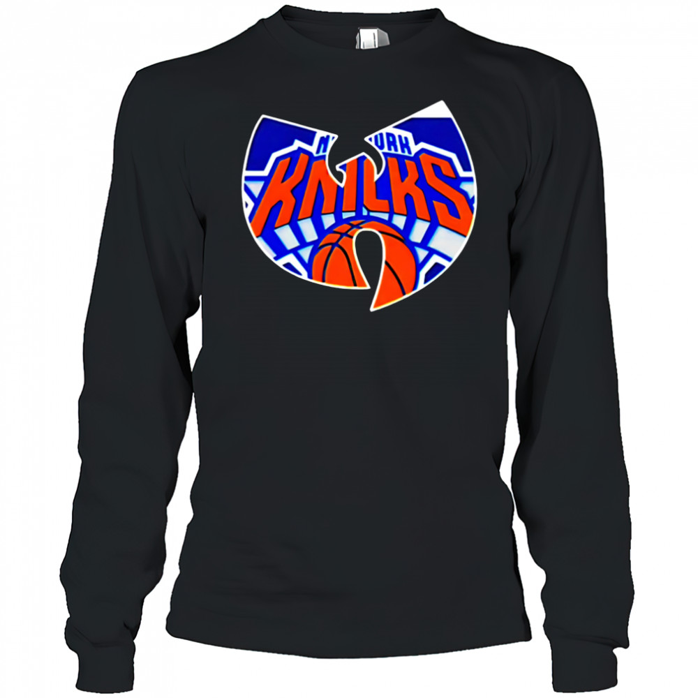 Wu Tang New York Knicks Basketball logo shirt Long Sleeved