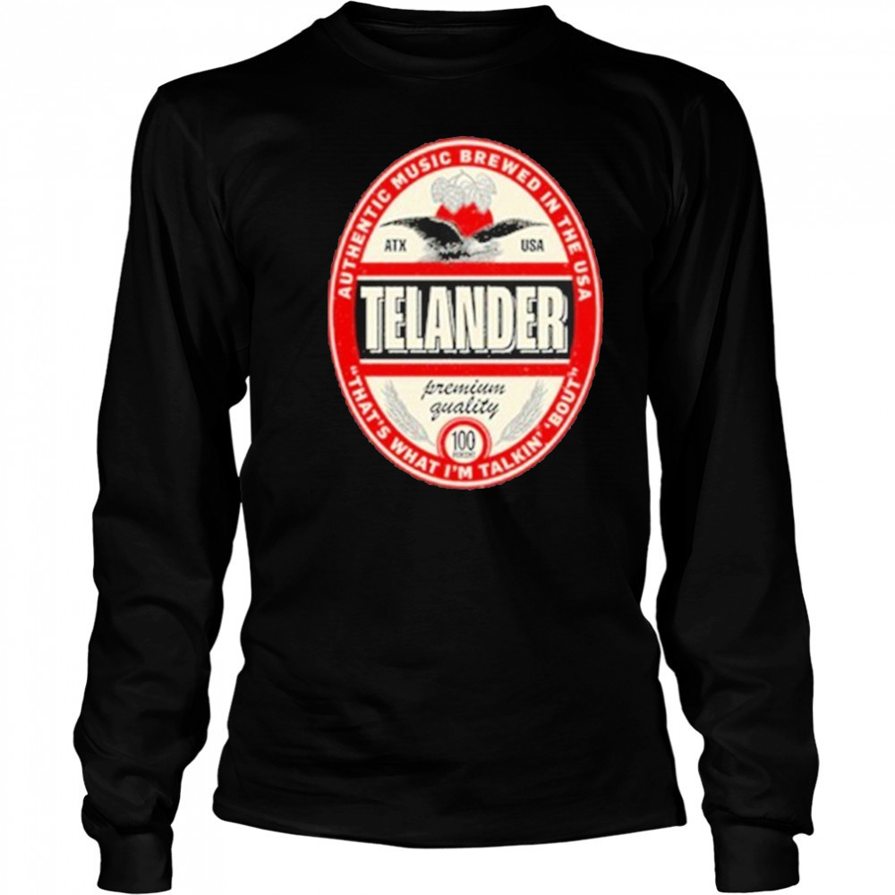 Zack Telander Telander Beer shirt Long Sleeved