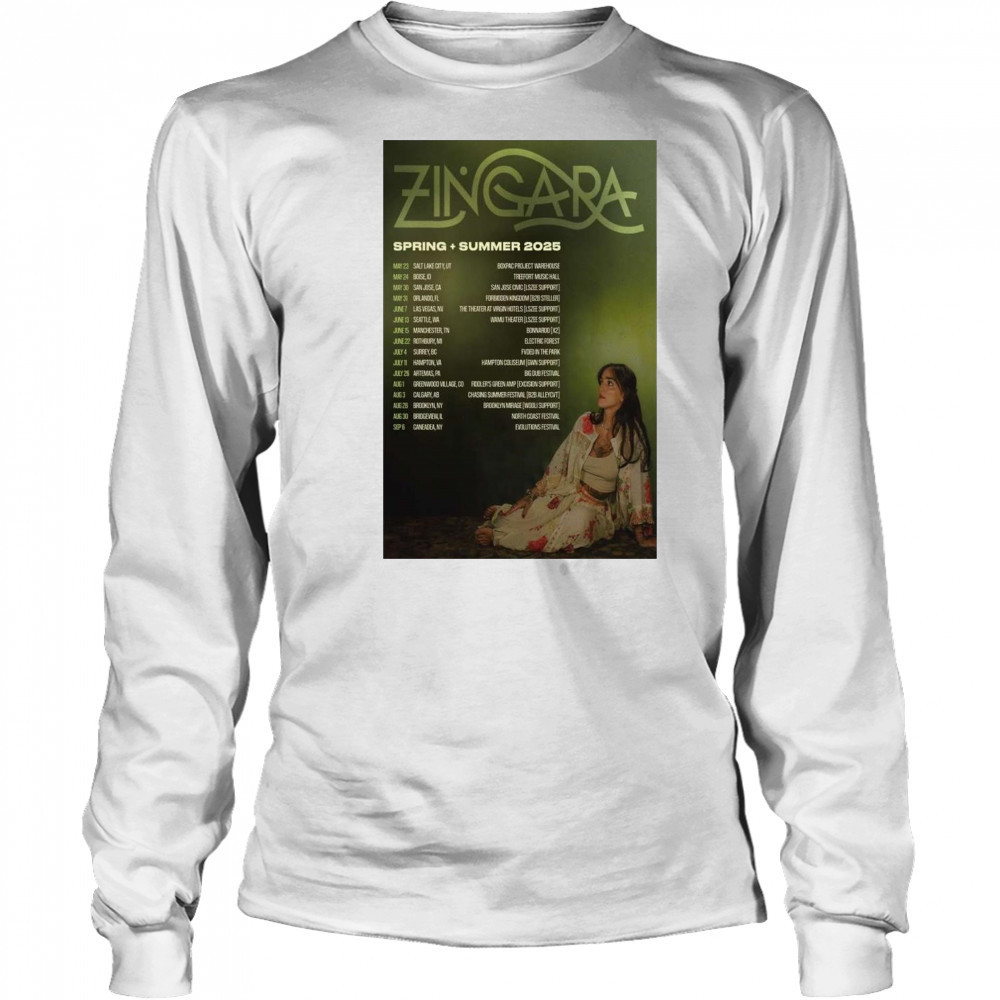 Zingara Spring Summer Tour 2025 t-shirt Long Sleeved
