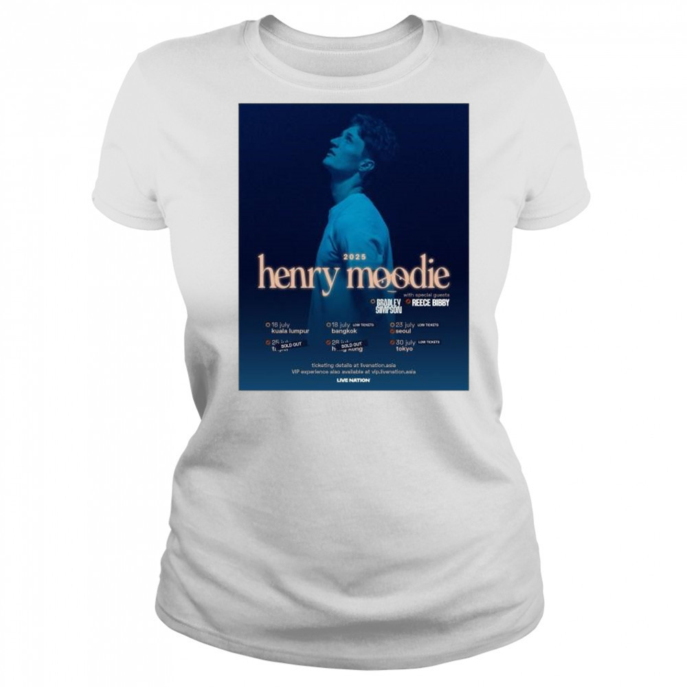 2025 Henry Moodie with Bradley Simpson and Reece Bibby July Tour t-shirt Women's T-shirt