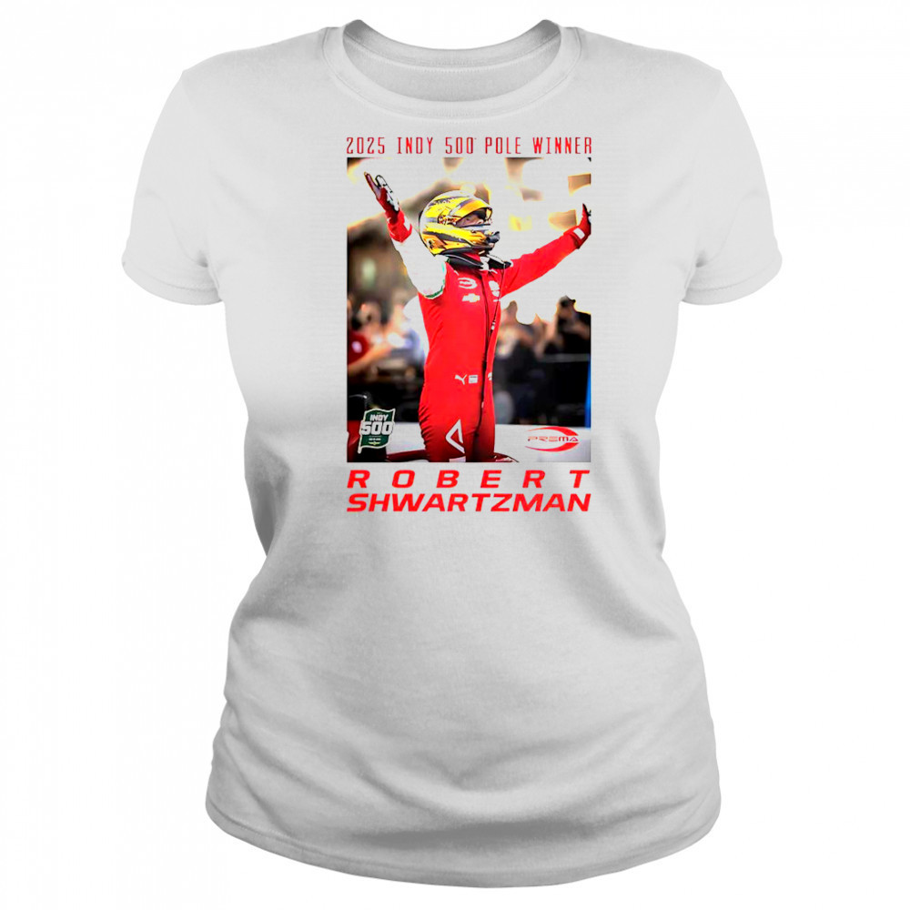 2025 Indy 500 Pole Winner Robert Shwartzman T-Shirt Women's T-shirt
