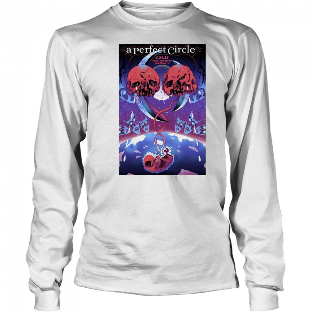 A Perfect Circle Ruoff Music Center Noblesville IN May 24 2025 Concert t-shirt Long Sleeved