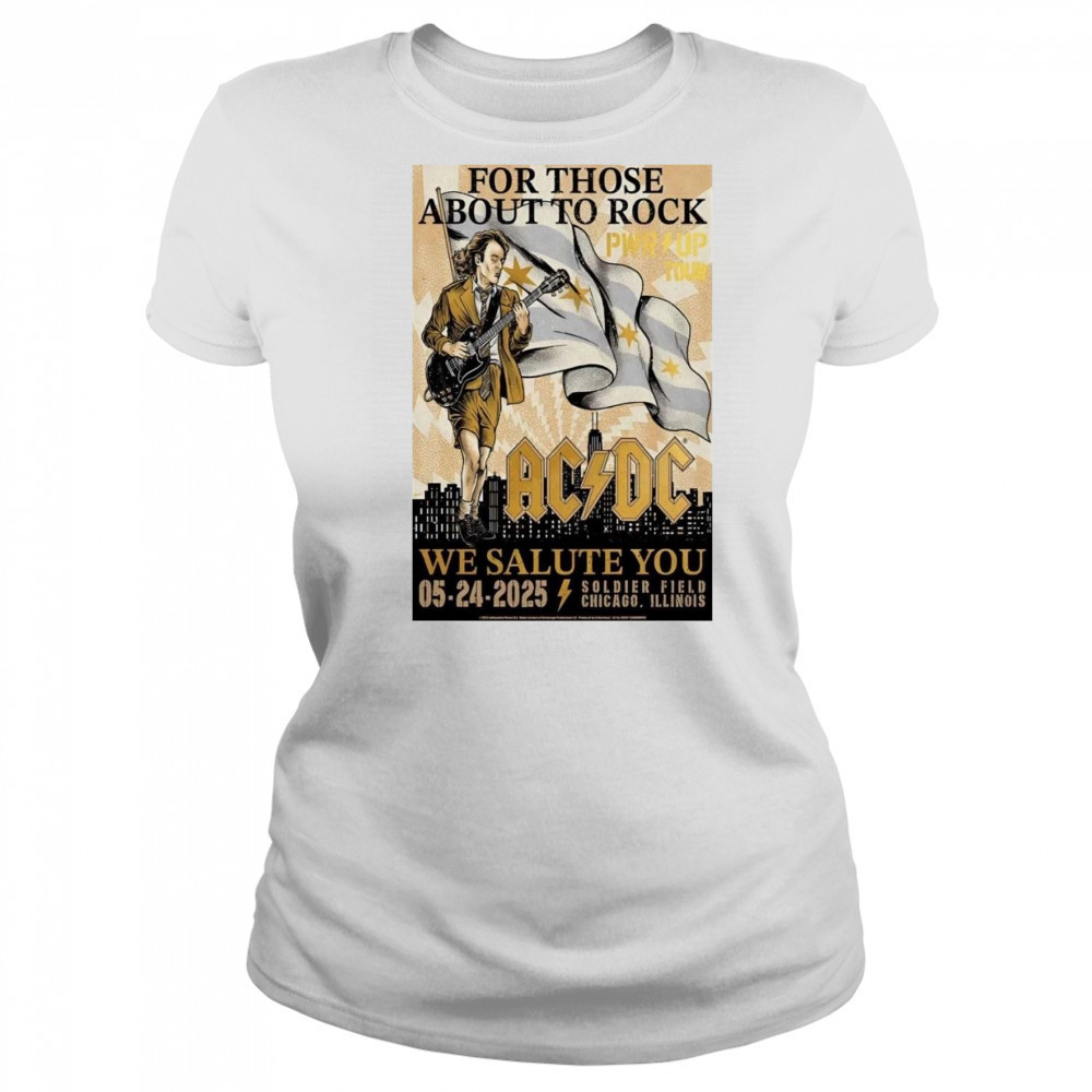 ACDC May 24 2025 Soldier Field Chicago IL Shirt Women's T-shirt