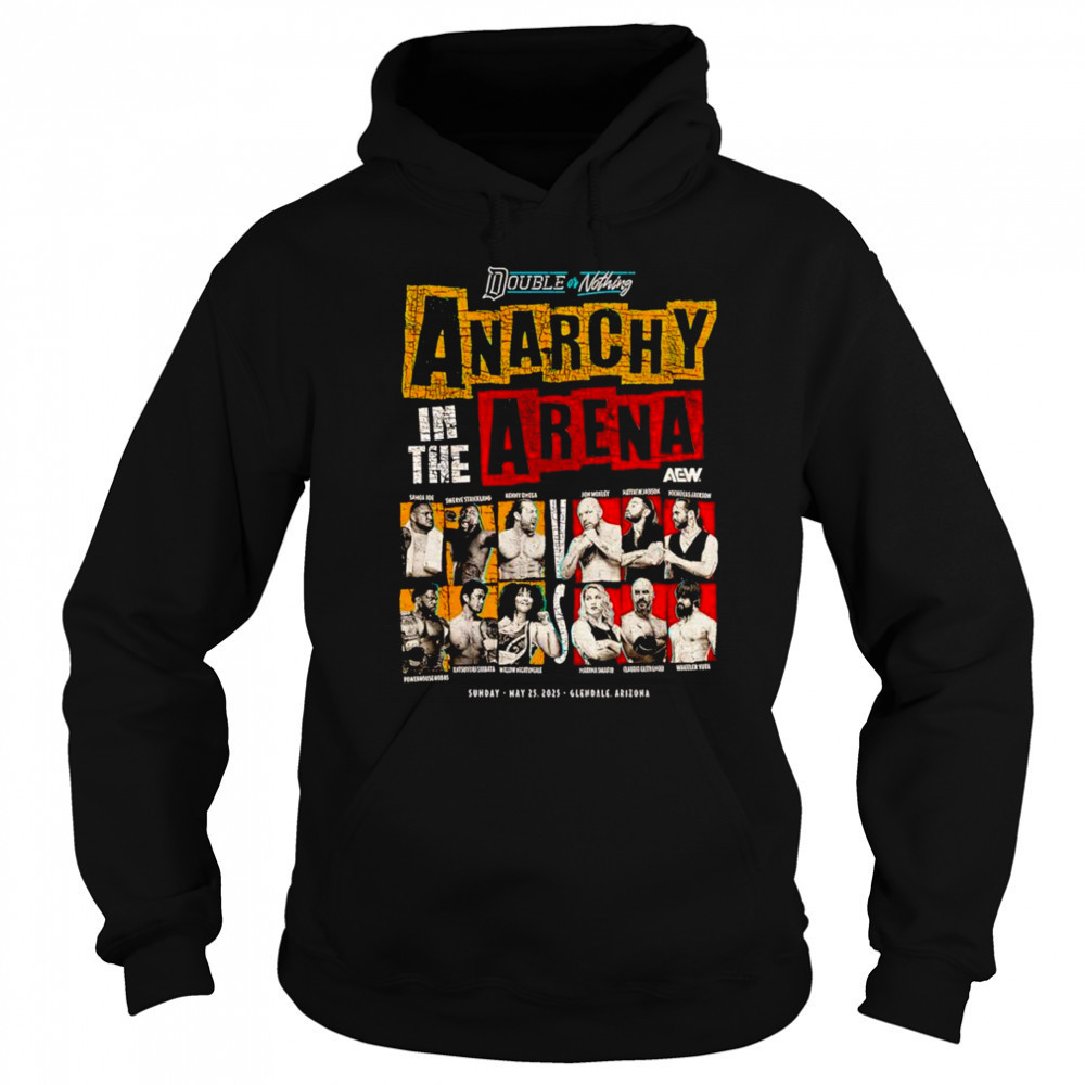 AEW Double or Nothing 2025 Anarchy in the Arena shirt Sweatshirt