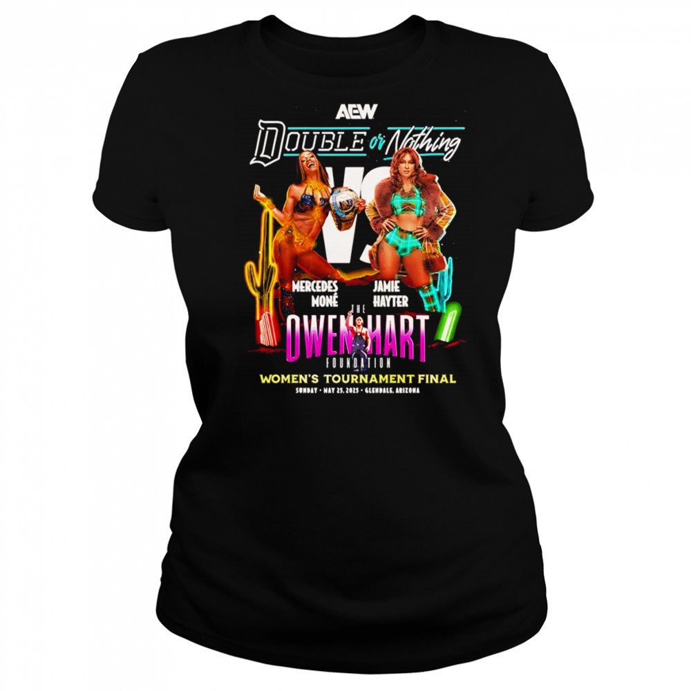 AEW Double or Nothing 2025 Mercedes Moné vs Jamie Hayter shirt Women's T-shirt