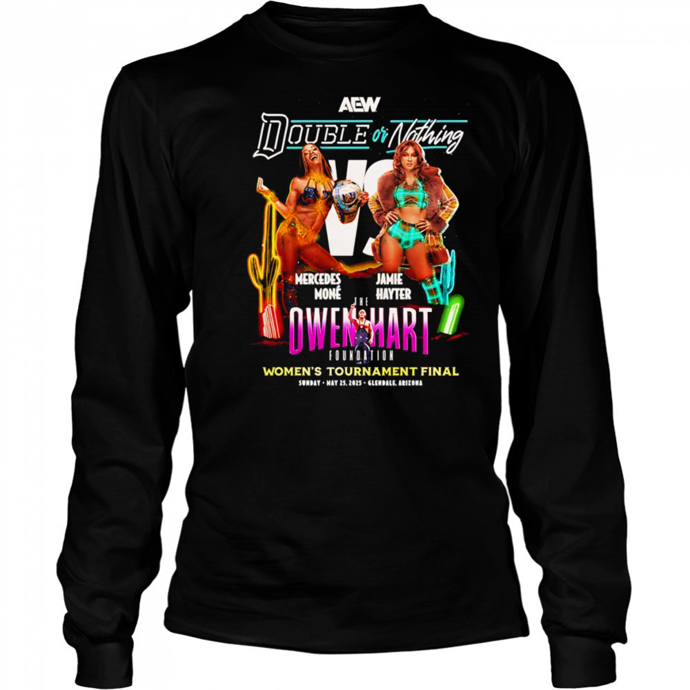 AEW Double or Nothing 2025 Mercedes Moné vs Jamie Hayter shirt Long Sleeved