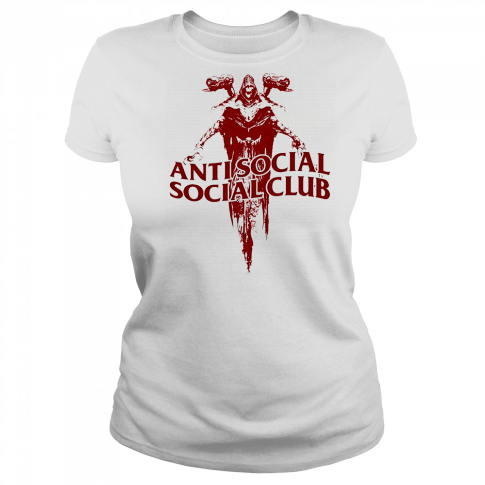 Anti Social Social Club Assc X Doom Revenant shirt Women's T-shirt