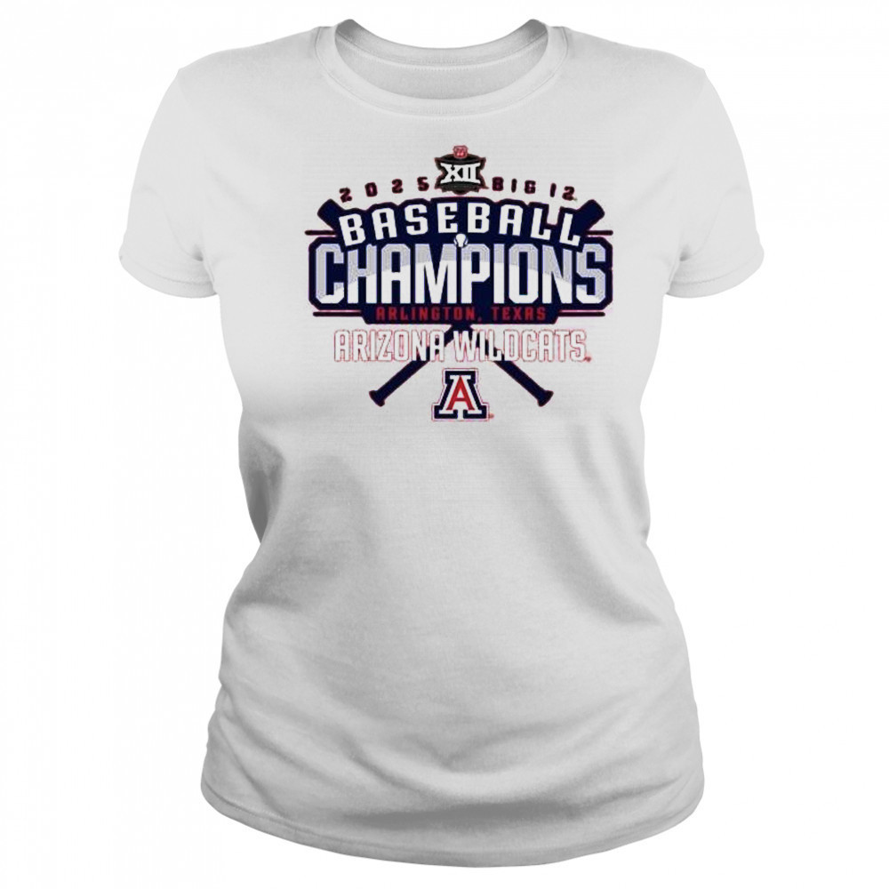 Arizona Wildcats 2025 Big 12 Baseball Conference Tournament Champions Arlington Texas t-shirt Women's T-shirt