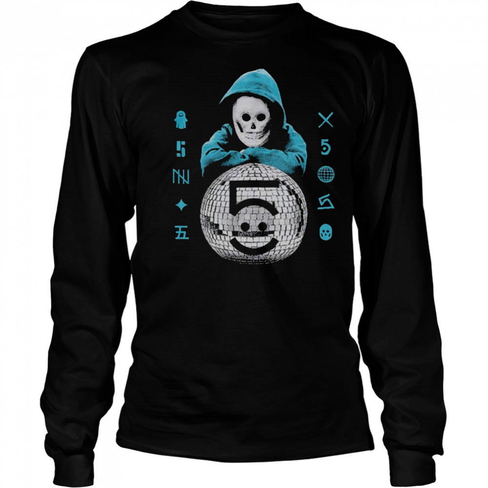 Awolnation The Phantom 5 Mask 2025 Tour Disco T shirts Long Sleeved