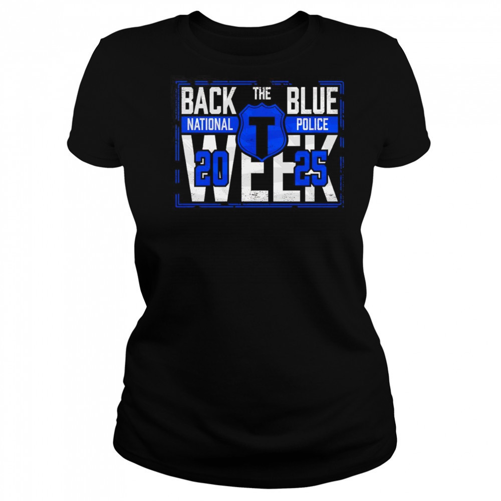 Back The Blue Police Commemorative shirt Women's T-shirt