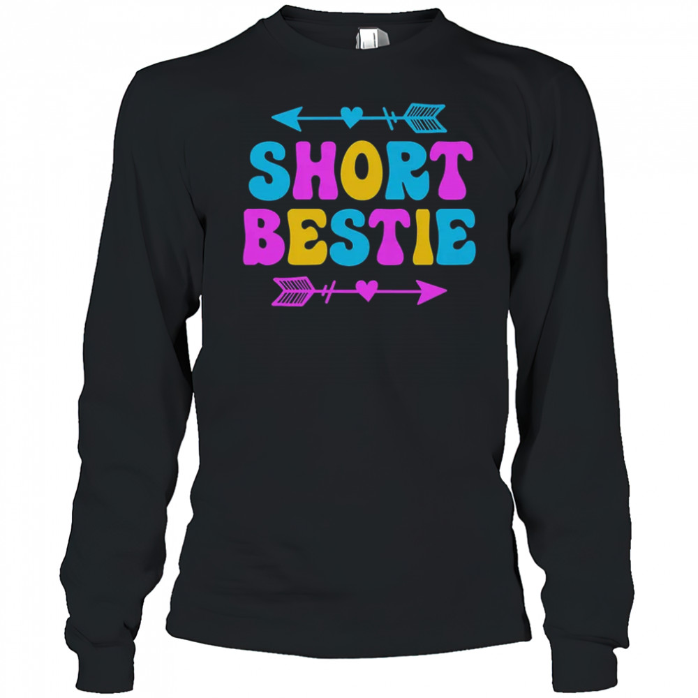 Best Friends Matching Short Bestie Tall Besties Squad BFF shirt Long Sleeved