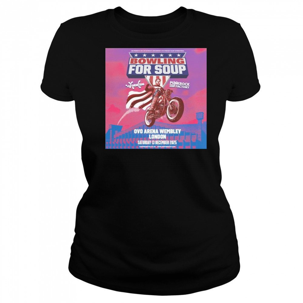 Bowling For Soup London Tour OVO Arena 13 Dec 2025 Motor T-Shirt Women's T-shirt