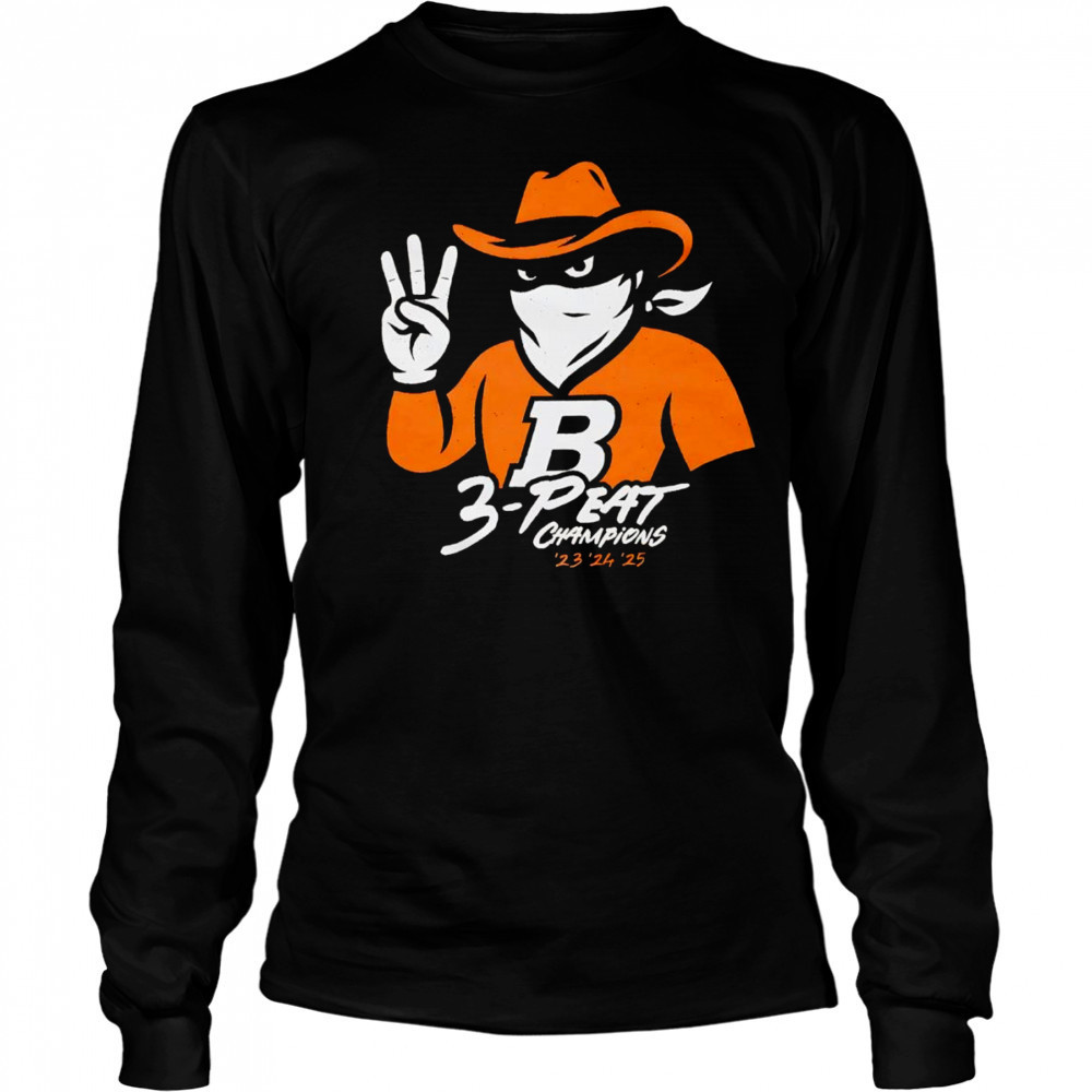 Buffalo Lacrosse 3-Peat Champions shirt Long Sleeved