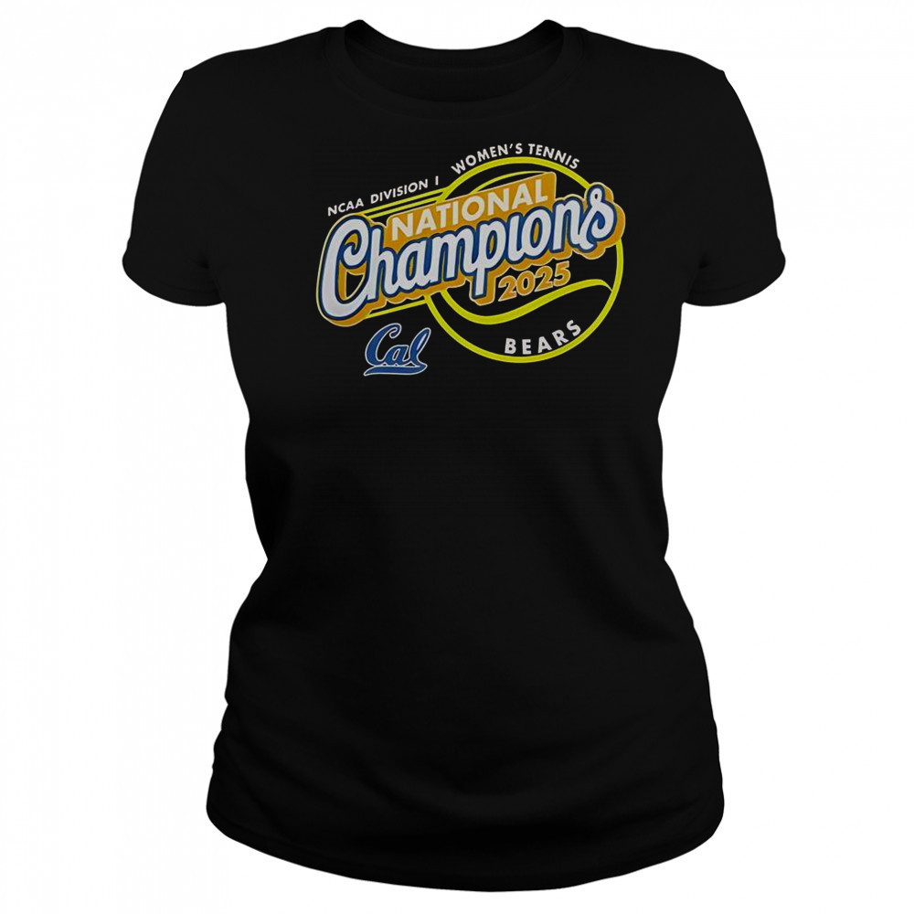 California Golden Bears 2025 NCAA Women’s Tennis National Champions T-Shirt Women's T-shirt