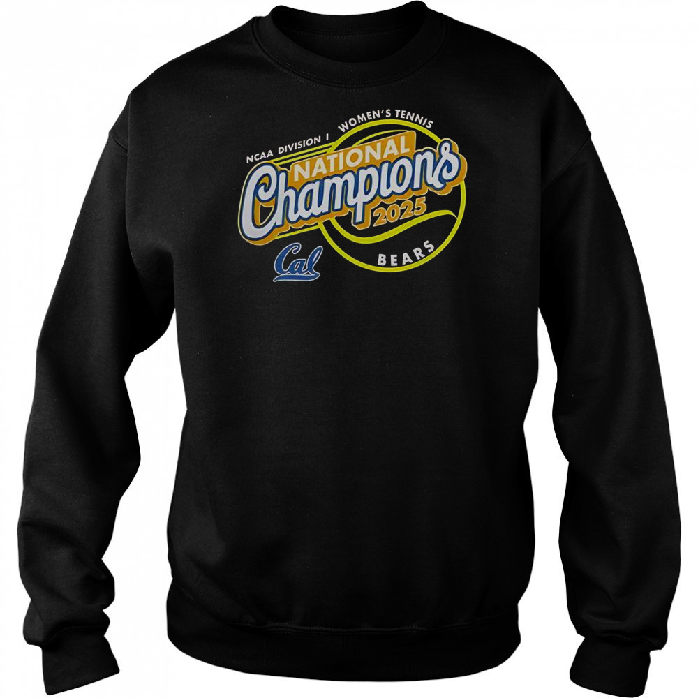 California Golden Bears 2025 NCAA Women’s Tennis National Champions T-Shirt Hoodie